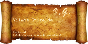 Vilmos Grizelda névjegykártya